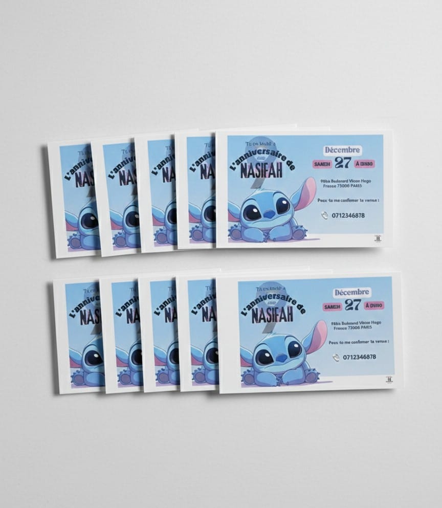 Birthday Invitation Card